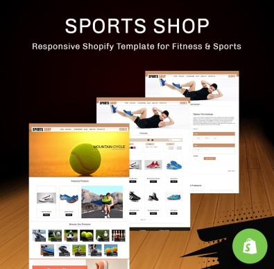 Sports Wear & Accessories - Fitness & Sports SHOPIFY TEMPLATE
